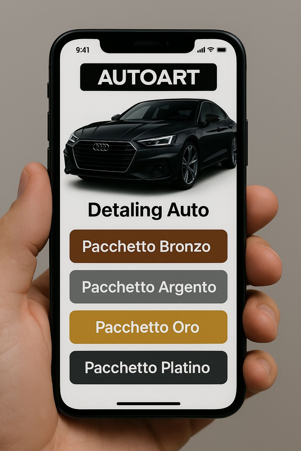 Dettaglio servizio app